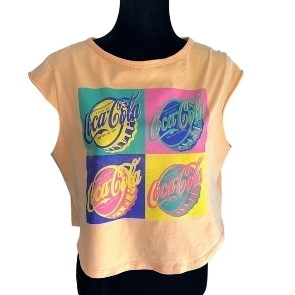 Coca-Cola -Original Vintage Classic Woman’s Crop Top Tee Size XS